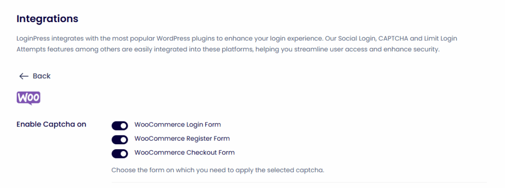 enable captcha on woocommerce Enable captcha on woocommerce login and checkout forms