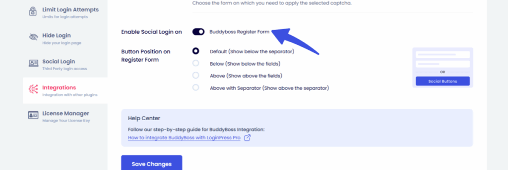 enable social login 3 Enable social login on buddyboss login customization