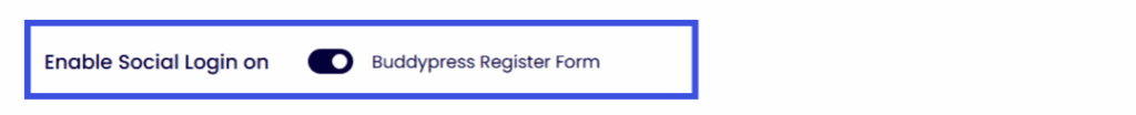 Enable social login on buddypress login security