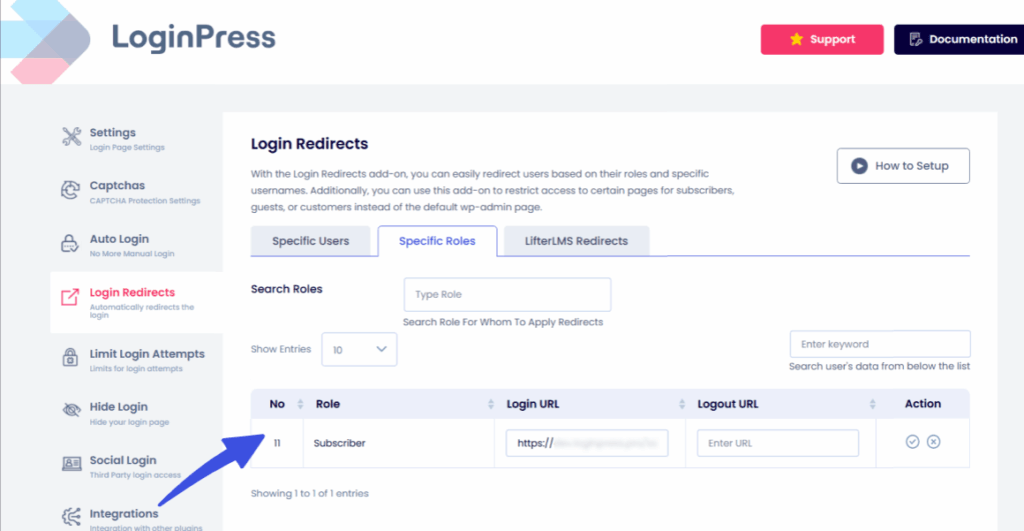 Add custom urls for login redirects easy digital downloads login page