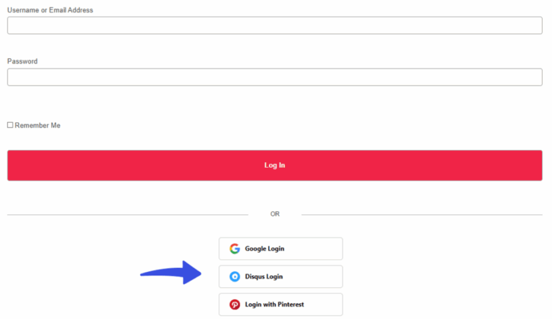 Social login buttons on learndash login page customization
