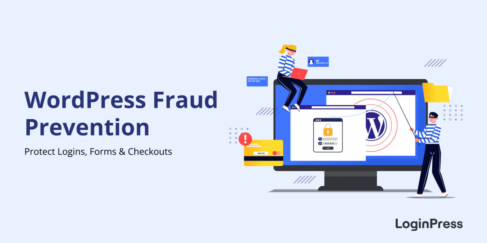 Wordpress fraud prevention to protect logins forms and checkouts
