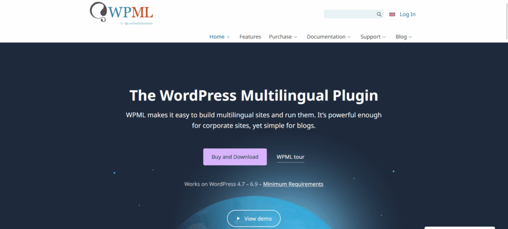 Wpml multilingual plugin 