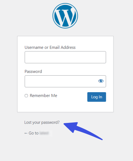 Default lost password form Default lost password form customization in loginpress