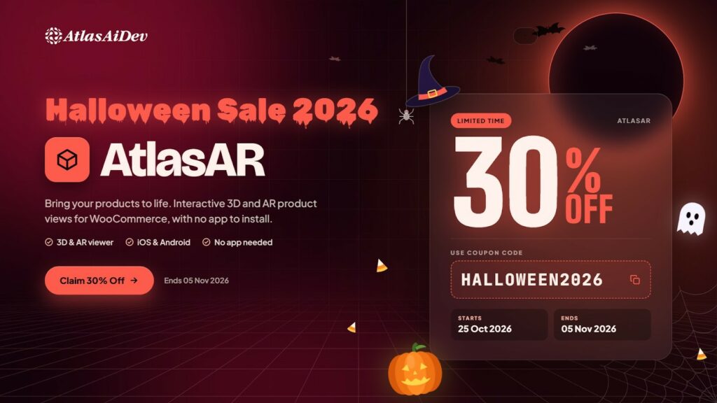 atlasar halloween 2026 AtlasAR Halloween Sale Banner