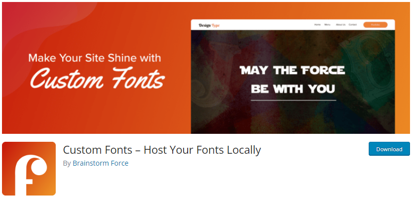 how to add google fonts to wordpress 08 custom fonts plugin in the wordpress plugin sear Custom Fonts plugin in the WordPress plugin search results with the Install Now button