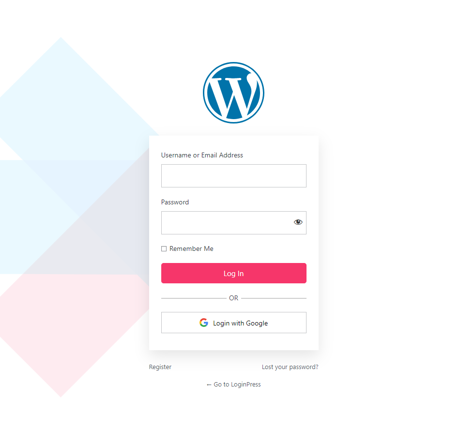 Google social login settings in LoginPress Pro 3.0