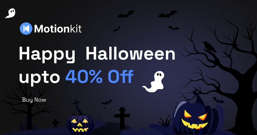 motionkit halloween 2026 MotionKit Halloween Sale Banner